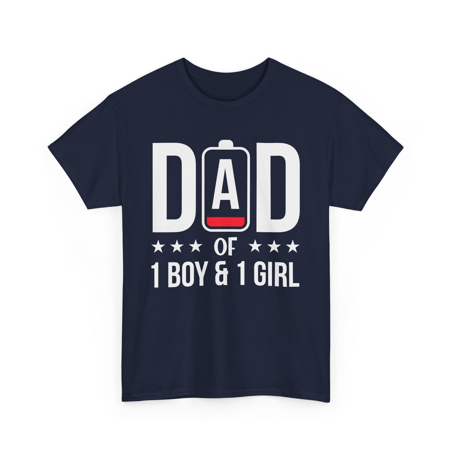 Dad Of 1 Boy And 1 Girl Unisex Men's Classic T-Shirt