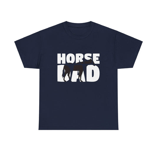 Horse Dad T-Shirt Horse Lover Gift For Father Zoo Unisex Men's Classic T-Shirt