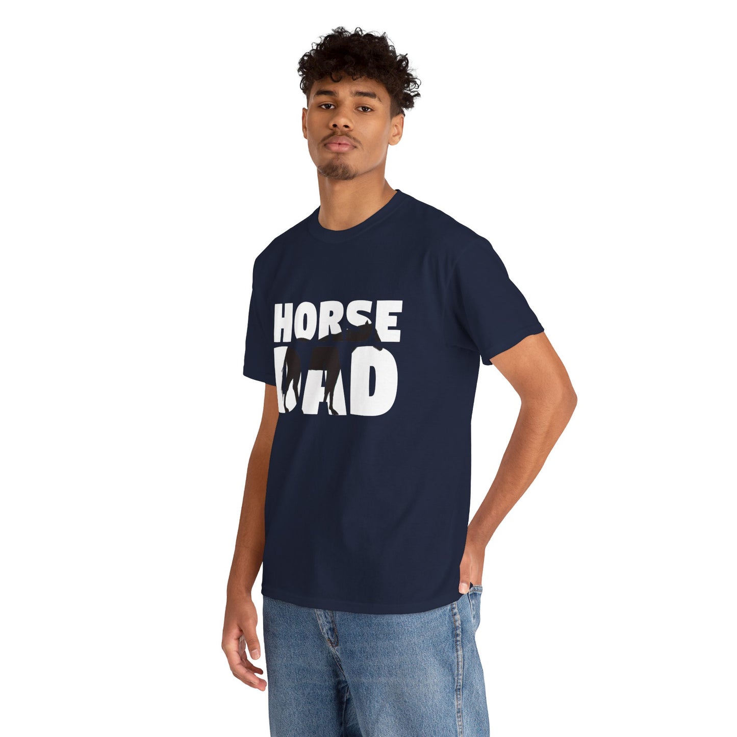 Horse Dad T-Shirt Horse Lover Gift For Father Zoo Unisex Men's Classic T-Shirt