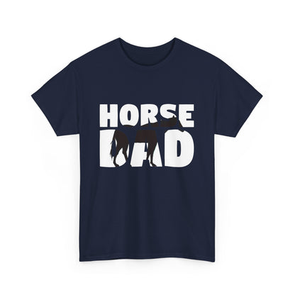 Horse Dad T-Shirt Horse Lover Gift For Father Zoo Unisex Men's Classic T-Shirt