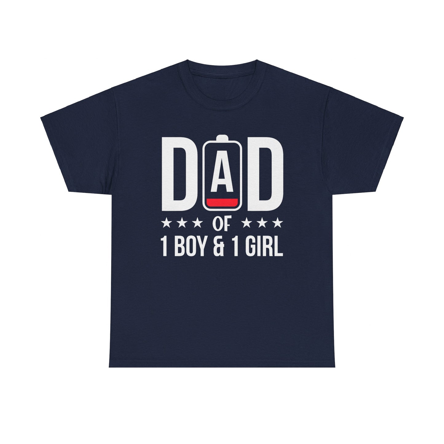 Dad Of 1 Boy And 1 Girl Unisex Men's Classic T-Shirt