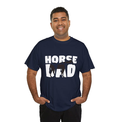 Horse Dad T-Shirt Horse Lover Gift For Father Zoo Unisex Men's Classic T-Shirt