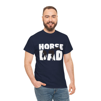 Horse Dad T-Shirt Horse Lover Gift For Father Zoo Unisex Men's Classic T-Shirt